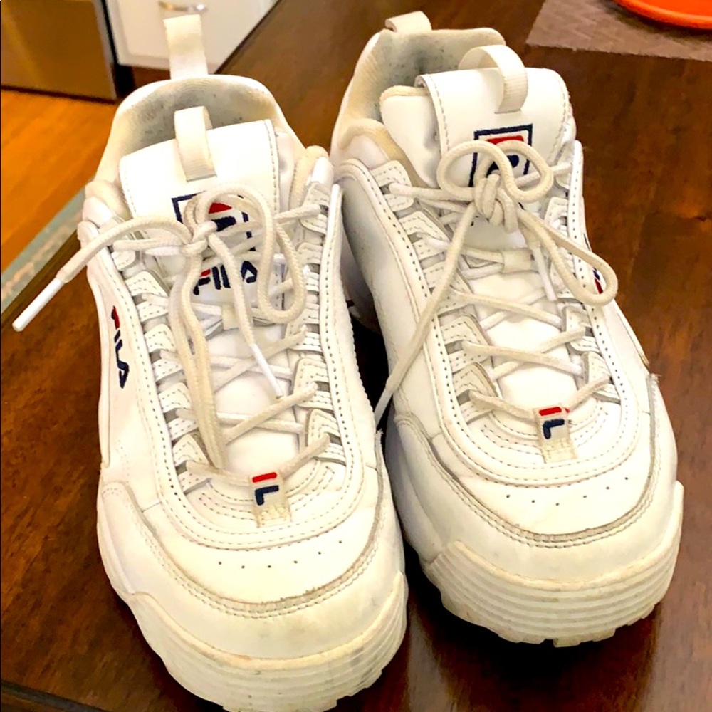 Fila ladies white sneakers